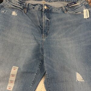Old Navy Women's Light Blue Boyfriend Jeans